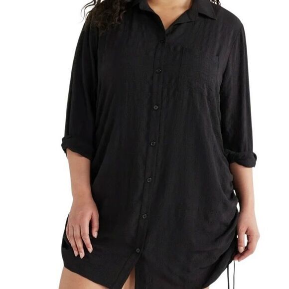 Time and tru women’s plus size, cover-up, long sleeve size 2X - Picture 1 of 4